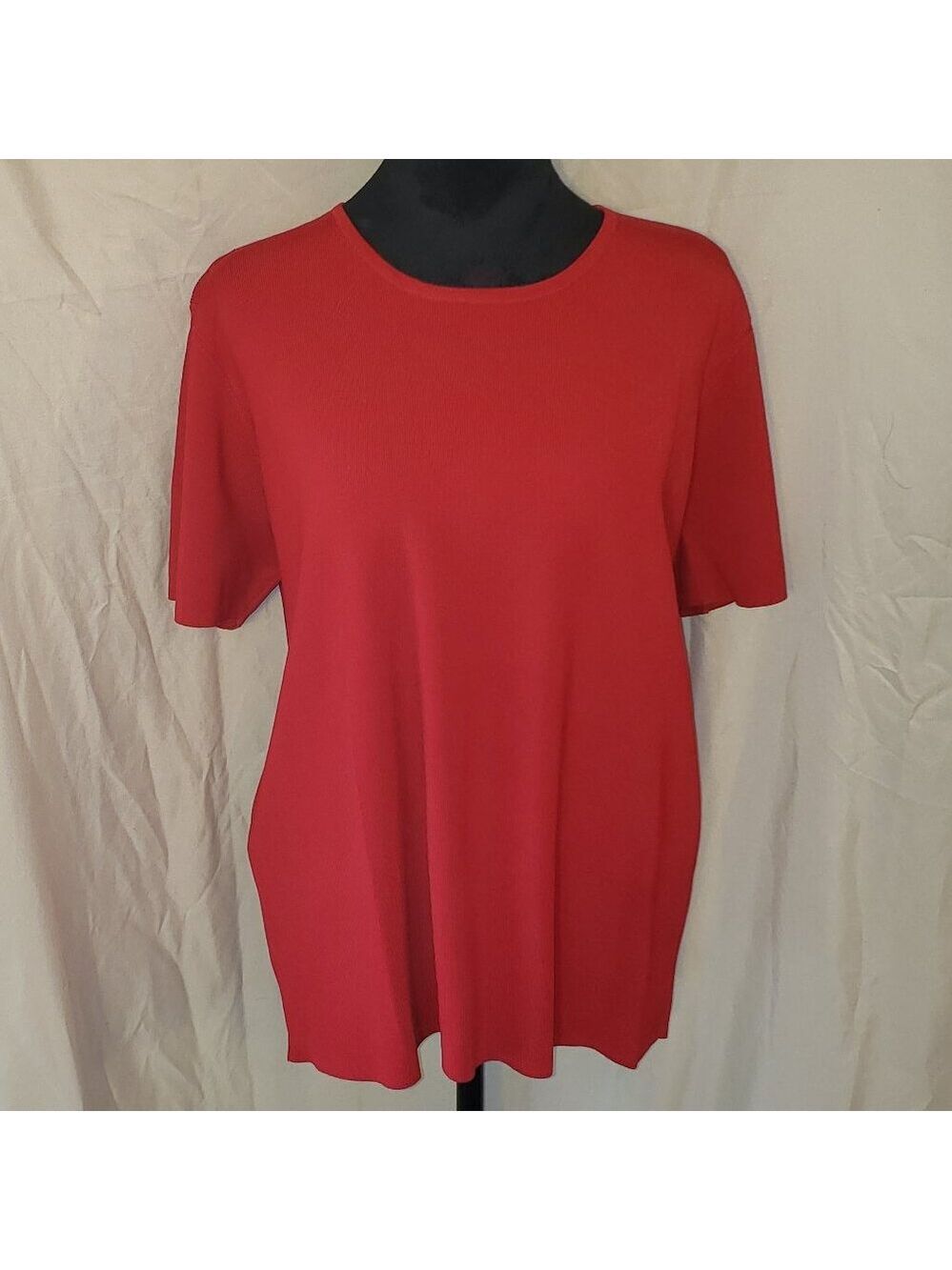 HW New York Red Short Sleeve Top - 1